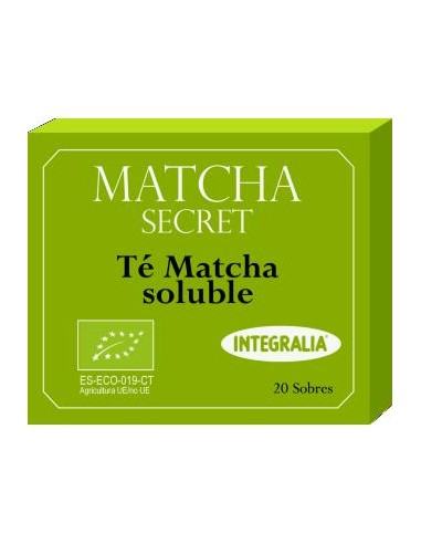 TE MATCHA ECO soluble 20sbrs. INTEGRALIA