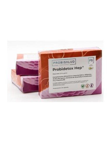 PROBIDETOX HEP 30cap. PROBISALUD