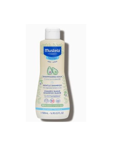 CHAMPU suave bebe-niño 500ml. MUSTELA