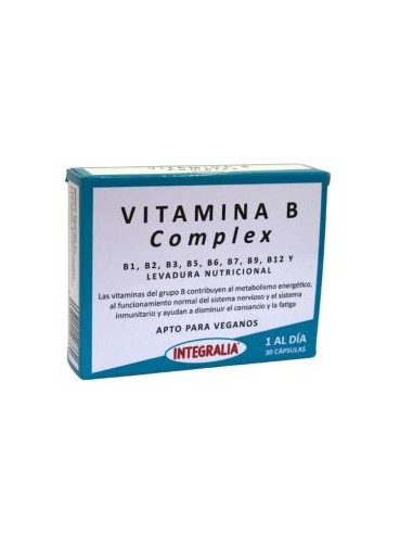 VITAMINA B COMPLEX 30cap. INTEGRALIA