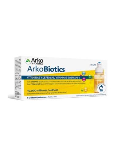 ARKOBIOTICS vitaminas y defensas adultos 7uni. ARKOPHARMA