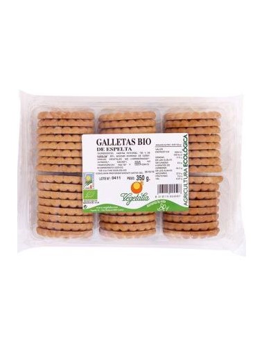 GALLETAS DE ESPELTA 350gr. BIO VEGETALIA