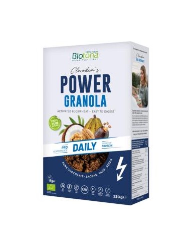 POWER GRANOLA DAILY muesli 250gr. BIO VEGAN BIOTONA