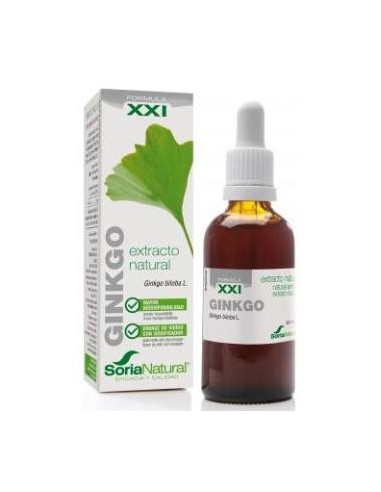 EXT. GINKGO BILOBA XXI 50ml. s/al SORIA NATURAL