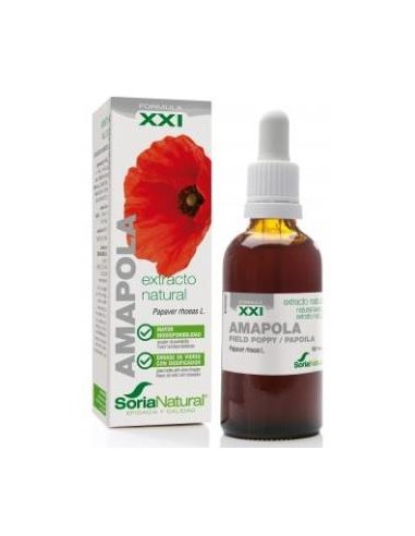 EXT. AMAPOLA XXI 50ml. s/al SORIA NATURAL