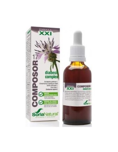 COMPOSOR 17 diabesil complex XXI 50ml. SORIA NATURAL