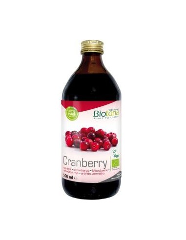 JUGO DE ARANDANO ROJO 500ml. BIO VEGAN BIOTONA