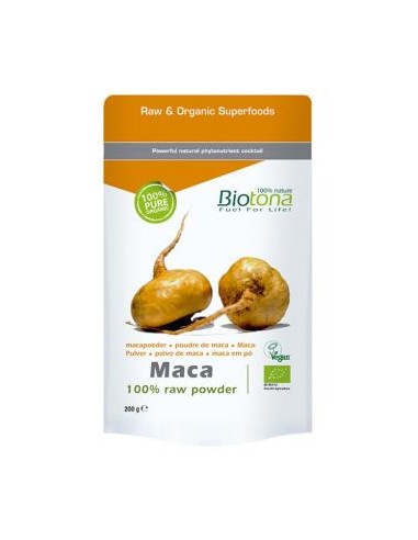 MACA RAW 200gr. BIO BIOTONA