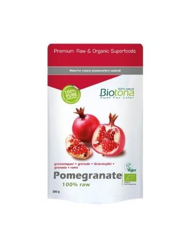 POMEGRANATE RAW granada 200gr. BIO BIOTONA