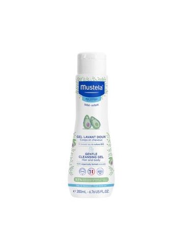 GEL DE BAÑO suave bebe-niño 200ml. MUSTELA