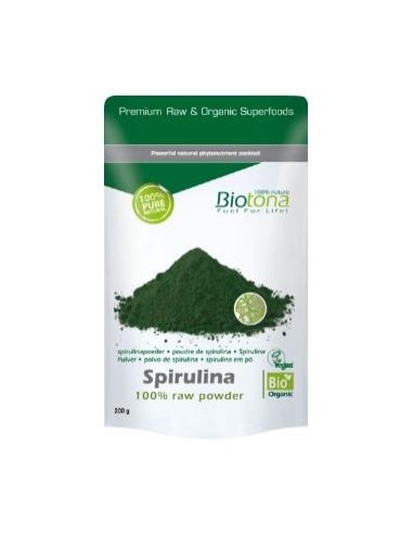 SPIRULINA RAW POWER 200gr. BIO BIOTONA