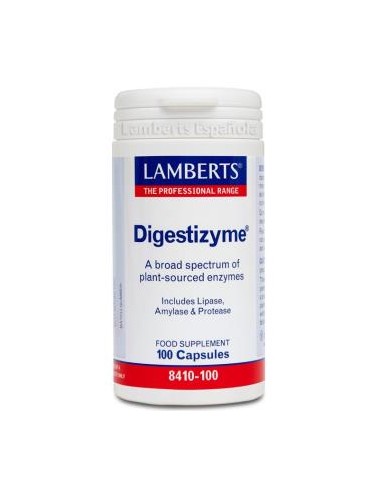 DIGESTIZYME (Complejo de Enzimas) 100 cap. LAMBERTS