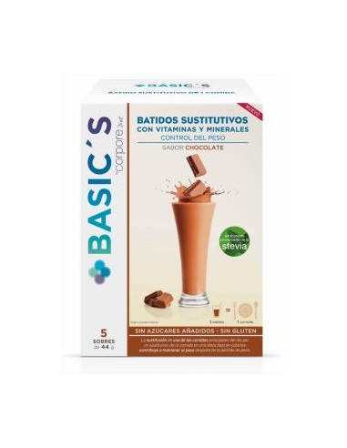 CORPORE BASICS batido sustitutivo chocolate 5sbrs. CORPORE DIET