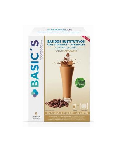 CORPORE BASICS batido sustitutivo capuccino 5sbrs CORPORE DIET