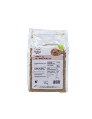 SEMILLAS DE LINO MARRON molido 175gr. INT SALIM