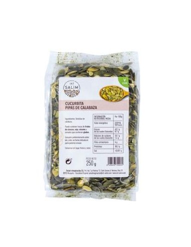 CUCURBITA pipas de calabaza 250gr. INT SALIM