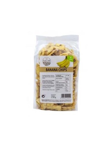 BANANA CHIPS deshidratada 250gr. INT SALIM