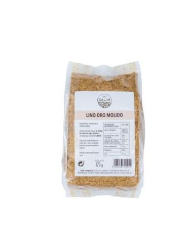 SEMILLAS DE LINO DORADO molido 175gr. INT SALIM