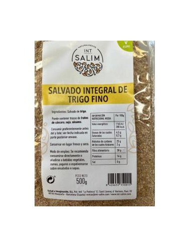 SALVADO DE TRIGO fino 500gr. INT SALIM