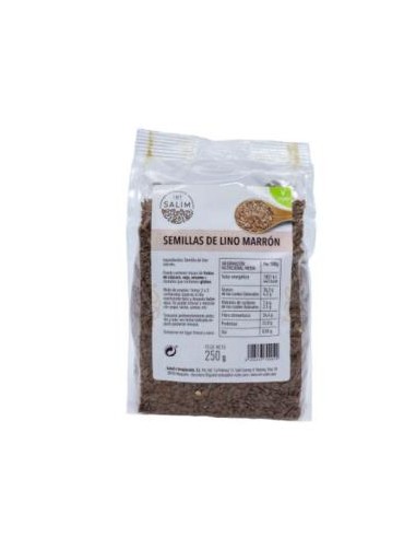 SEMILLAS DE LINO MARRON 250gr. INT SALIM