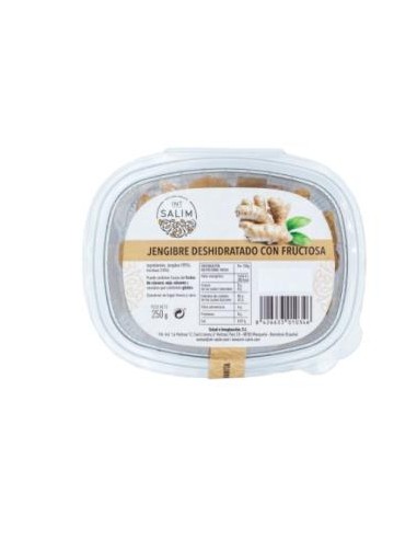 JENGIBRE deshidratado con fructosa 250gr. INT SALIM