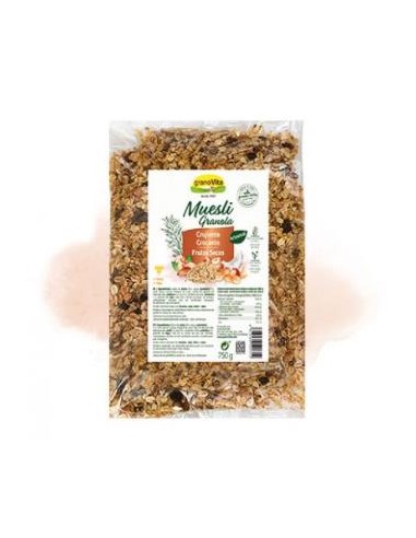 MUESLI DE FRUTOS SECOS crujiente 750gr. GRANOVITA