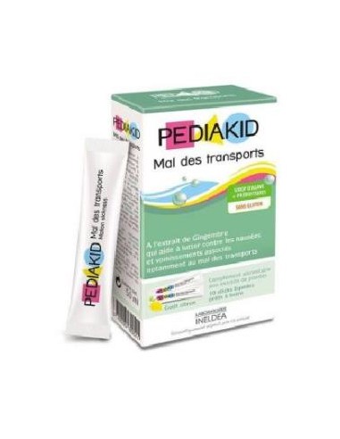 PEDIAKID mal del transporte ( mareos) 10sticks. INELDEA