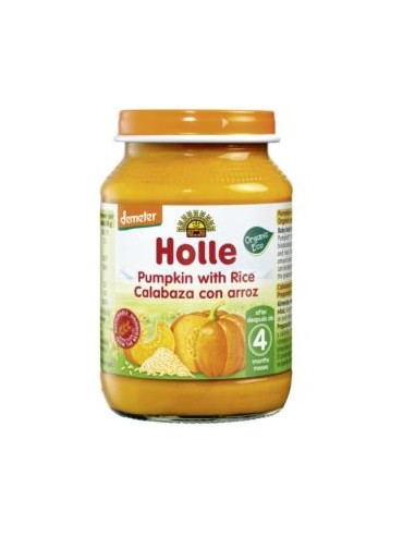 POTITO CALABAZA con arroz 4meses 190gr. DEMETER HOLLE