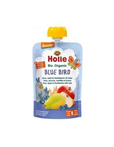 SMOOTHIE BLUE BIRD pera-arandanos 6meses 100gr DEM HOLLE