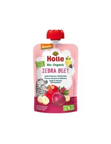 SMOOTHIE ZEBRA BEET manzana-remolacha 6meses 100gr HOLLE