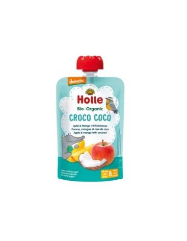 SMOOTHIE CROCO COCO manzana-coco-mango 8mes 100gr HOLLE