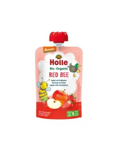 SMOOTHIE RED BEE manzana-fresa 8meses 100g DEMETER HOLLE