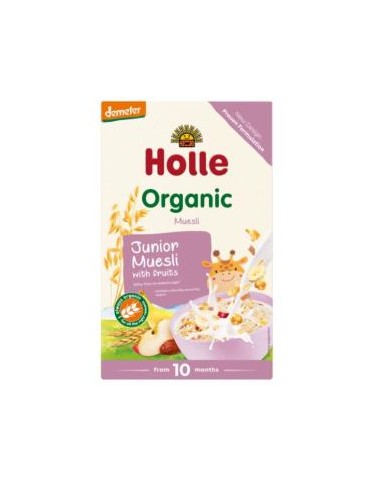 PAPILLA DE MUESLI MULTICEREALES con fruta 250g DEM HOLLE