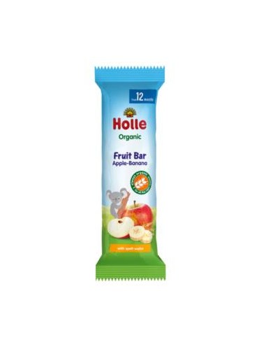 BARRITA MANZANA Y PLATANO 25gr. ECO HOLLE