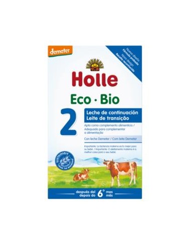 LECHE DE CONTINUACION 2 vaca 600gr. DEMETER HOLLE