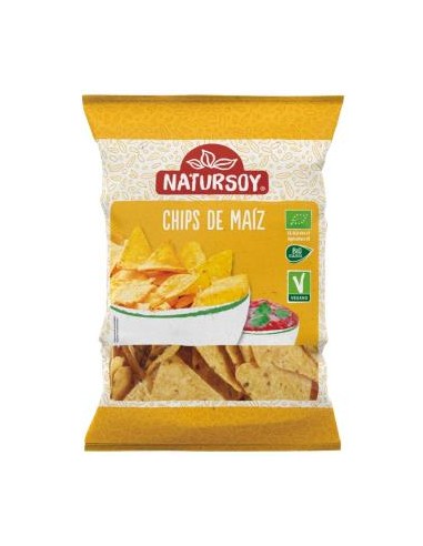 CHIPS DE MAIZ 125gr. BIO VEGAN NATURSOY