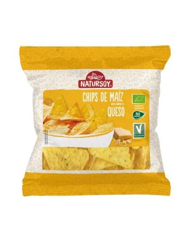 CHIPS DE MAIZ Y QUESO 75gr. BIO NATURSOY