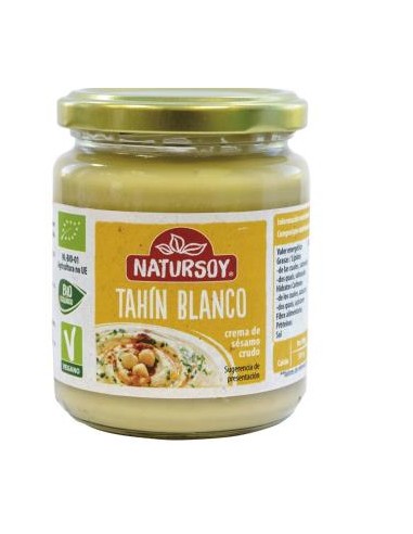 TAHIN BLANCO crudo 250gr. NATURSOY