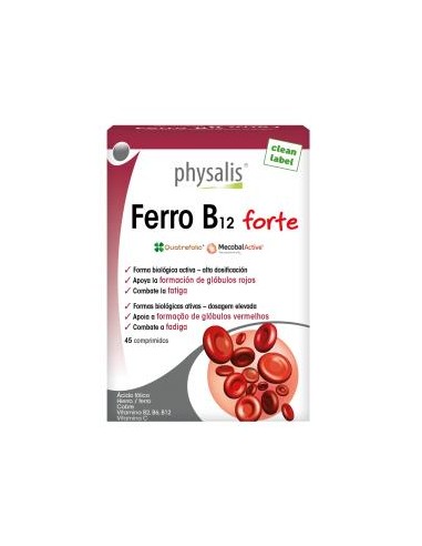 PH FERRO B12 FORTE 45comp. PHYSALIS