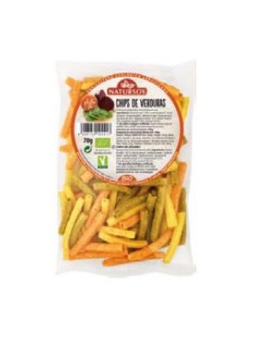 CHIPS DE VERDURAS 70gr. BIO NATURSOY