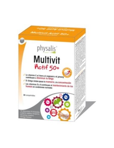 MULTIVIT ACTIF 50+ 30comp. PHYSALIS