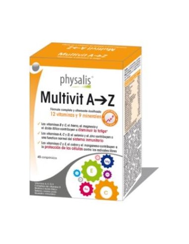 MULTIVIT A-Z 45comp. PHYSALIS