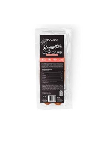 BAGUETTE LOW CARB high protein 2uds. BOCADO