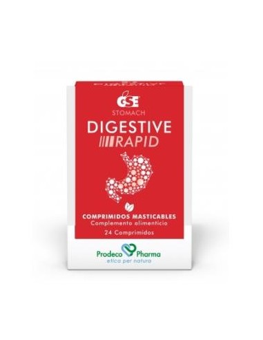 GSE STOMACH DIGESTIVE RAPID 24comp masticables PRODECO