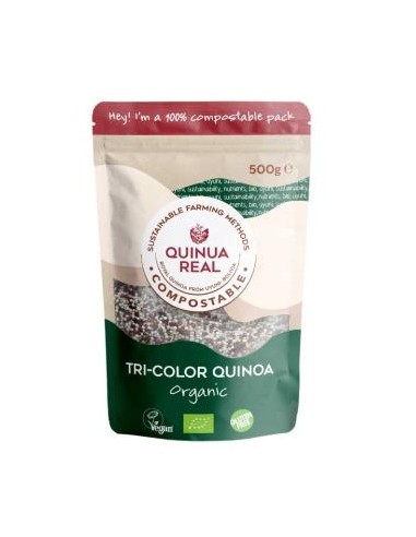 QUINOA REAL tres colores 500gr BIO QUINUA REAL