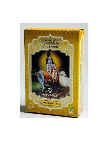 TRATAMIENTO CAPILAR AYURVEDICO MANZANILLA 100g ECO RADHE SHYAM