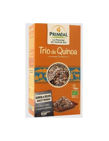 QUINOA TRIO blanca roja negra 500gr. BIO PRIMEAL