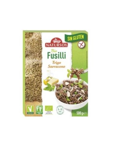 FUSILLI DE TRIGO SARRACENO 500gr. BIO SG NATURSOY