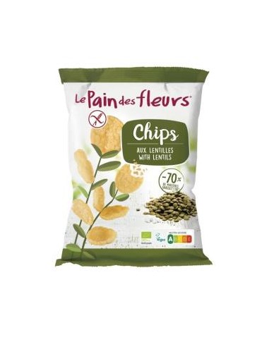 CHIPS DE LENTEJAS 50gr. BIO SG VEGAN LE PAIN DES FLEURS