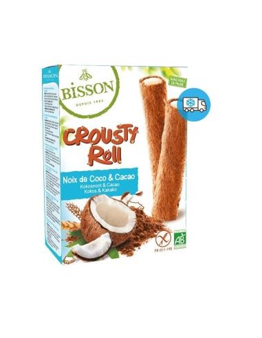 CROUSTY ROLL cacao coco 125gr. BIO SG VEGAN LE PAIN DES FLEURS